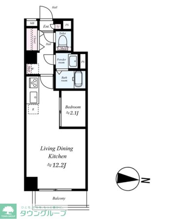 ARCOBALENO DAISHIMAEの物件間取画像